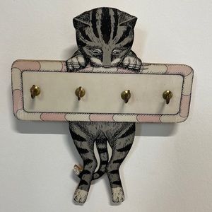 Vintage Cat Key Holder